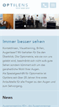 Mobile Screenshot of optilens.ch