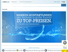 Tablet Screenshot of optilens.de